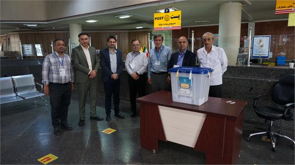 بازدید از شعبه اخذ رای شرکت پست