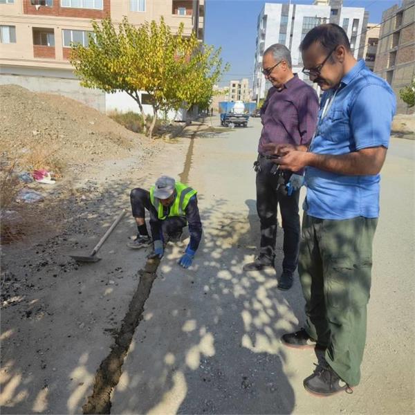 بازدید از فرآیند اجرای طرح فیبر نوری منازل و کسب و کارها در شهر کرج