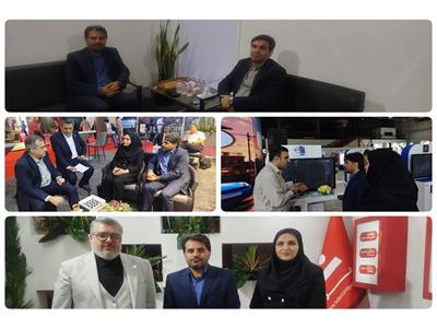 بازدید مدیرکل ارتباطات و فناوری اطلاعات استان البرز از بیست‌ونهمین نمایشگاه الکامپ