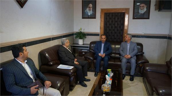 دیدار سرپرست اداره کل ارتباطات و فناوری اطلاعات استان البرز با سرپرست فرماندار شهرستان چهارباغ