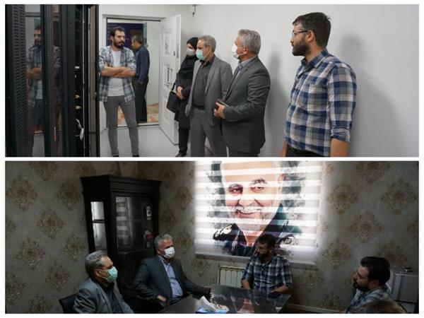 بازدید سرپرست اداره کل ارتباطات و فناوری اطلاعات استان البرز از مرکز داده چکاوک مستقر در مرکز رشد شهید احمدی روشن