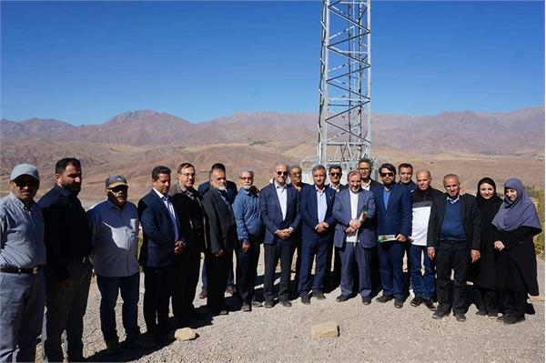افتتاح سایت تلفن همراه روستای باریکان طالقان با حضور مسئولان استانی و نماینده مجلس
